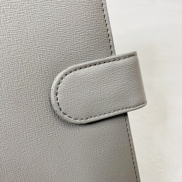 Cloth and Paper Foundations Gray Leather Planner - Picture 4 of 16
